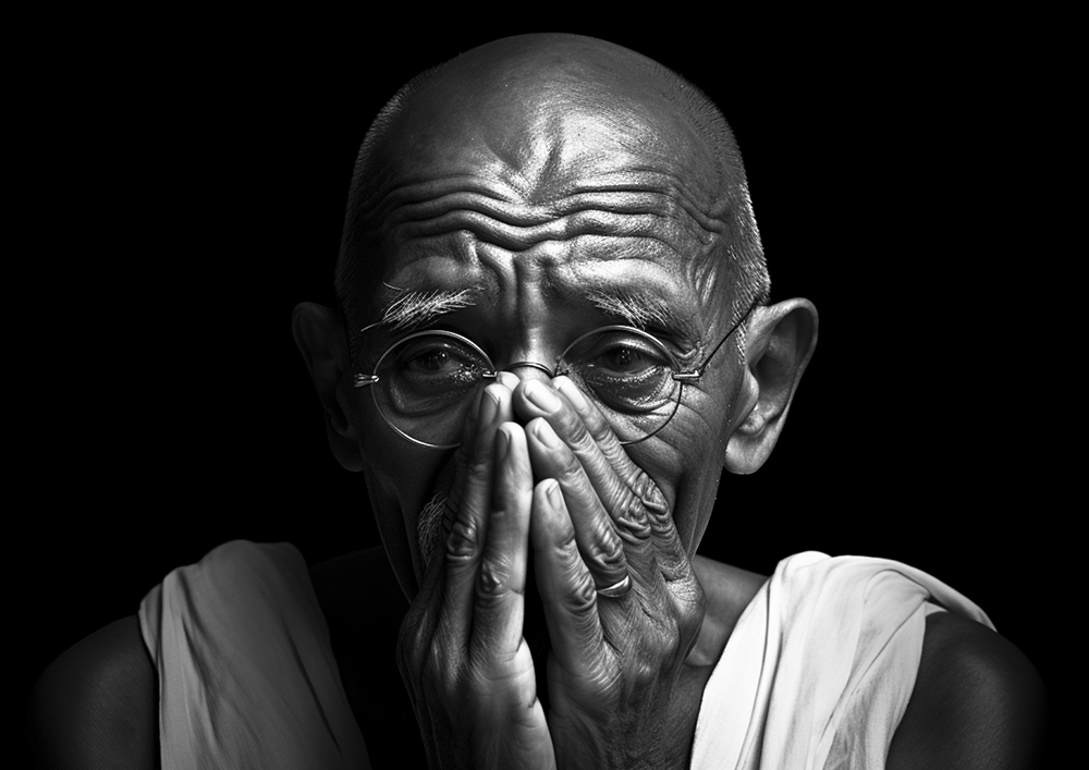 Berliner Zeitung Open Source Kampagne Gandhi